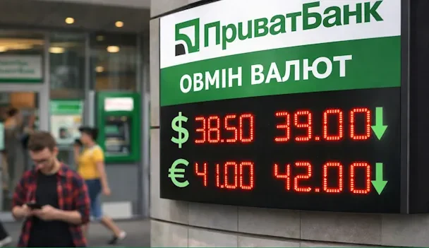 ПриватБанк знизив курс валют - нові ціни долара та євро