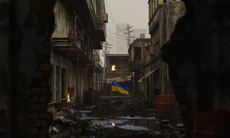 Повітряна тривога в Україні - люди йдуть в укриття