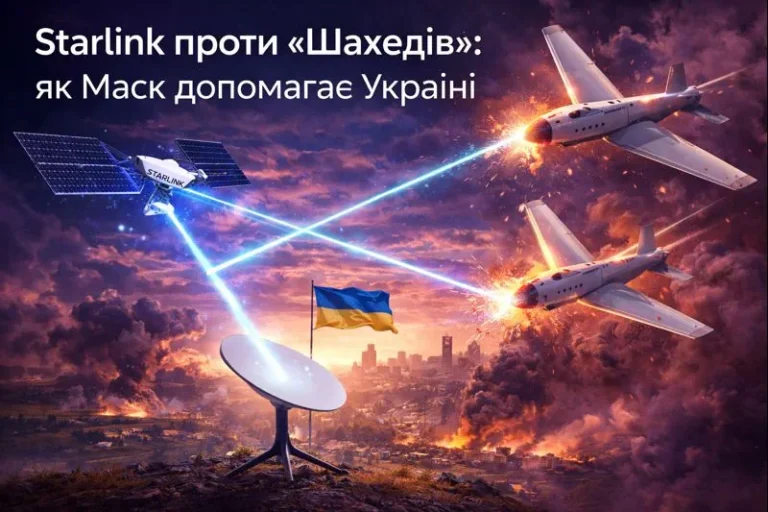 Starlink проти «Шахедів»: як Маск допомагає Україні