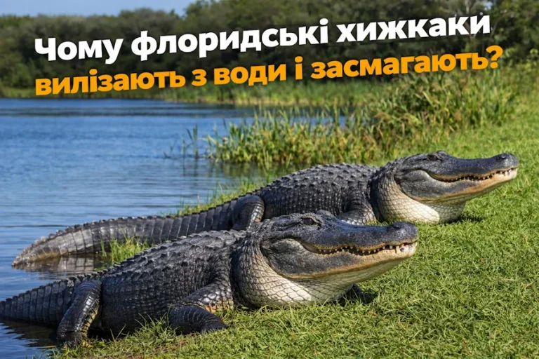 Два алігатора на сонці у Флориді