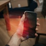 person holding iPhone