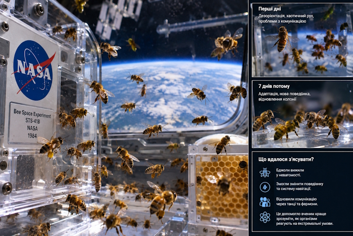 Бджоли в космосі експеримент NASA